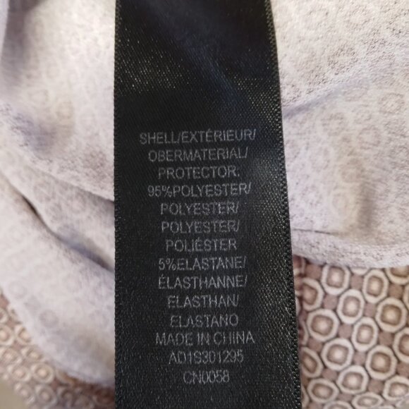 Adrianna Papell Tie Neck Geometric Printed Sleeveless Blouse Top Size M - Picture 10 of 11